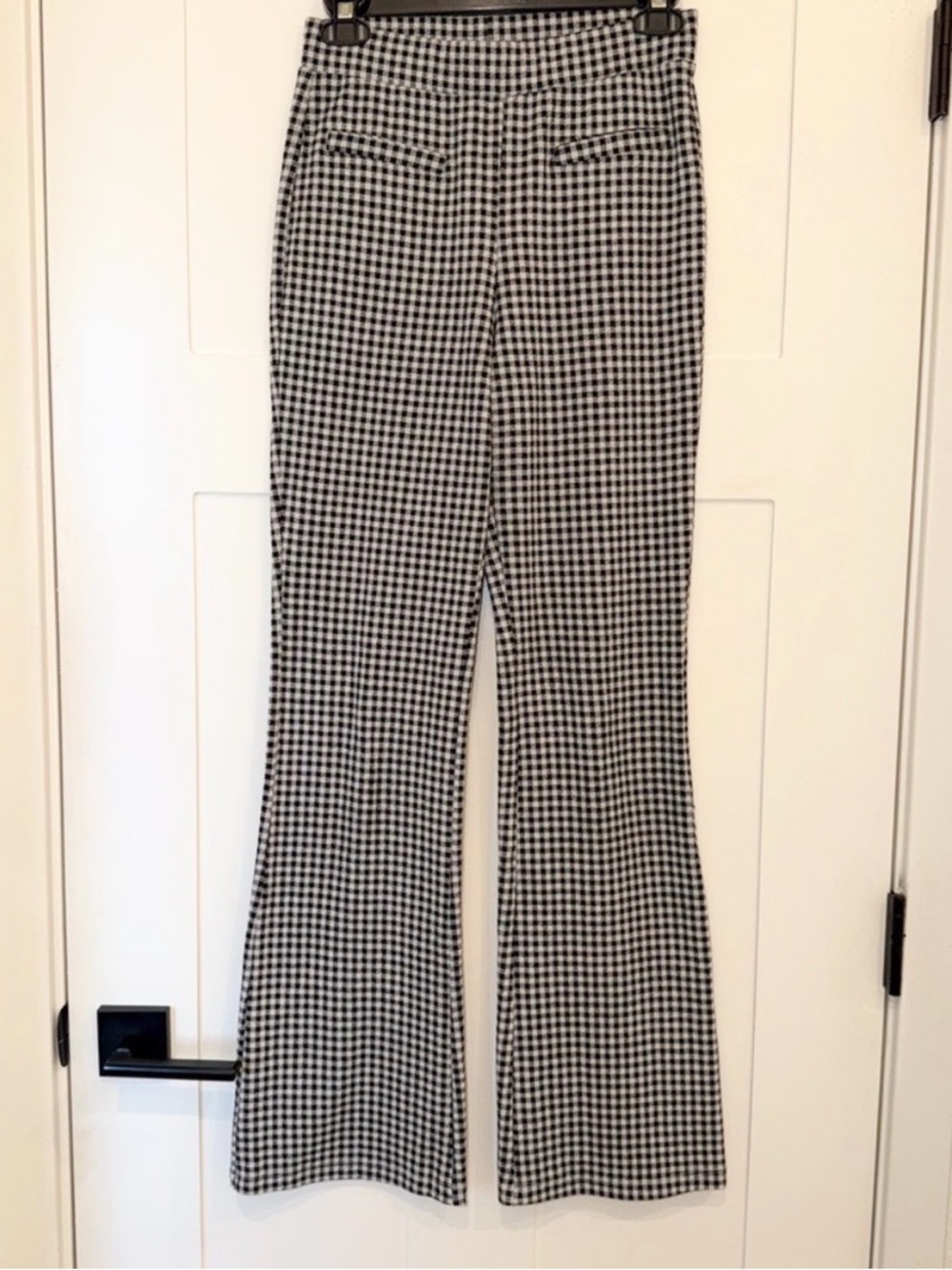 Black and White‎ Checkered Women's Pants